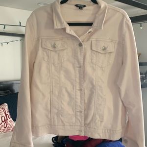 Blush Pink Knit Structured Jacket